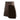 Men Costumes Kilt Brown Leather Full Pleated Utility Gladiator LARP - (K2-BRW)