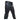 Mens Biker Style Jeans Black Leather Sleek 501 Style Pants Trouser - 501BLK -