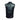 Mens Biker Style Vest Black Leather Motorcycle Waistcoat - B10 -
