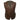 Mens Biker Style Vest Brown Leather Motorcycle Waistcoat - B10-Brw -