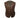 Mens Biker Style Vest Brown Leather Motorcycle Waistcoat - B10-Brw -