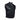 Mens Biker Style Vest Waistcoat Black Leather Motorcycle - B18 -