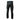 Mens Bondage Pants Black Leather Heavy Duty Jeans Trousers - R2-Bp -
