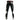 Mens Bondage Trousers Black Red White Leather Heavy Duty -