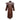 Mens Brown Crocodile Leather Duster Riding Hunting Steampunk Trench coat (T7-BRW-CROC)