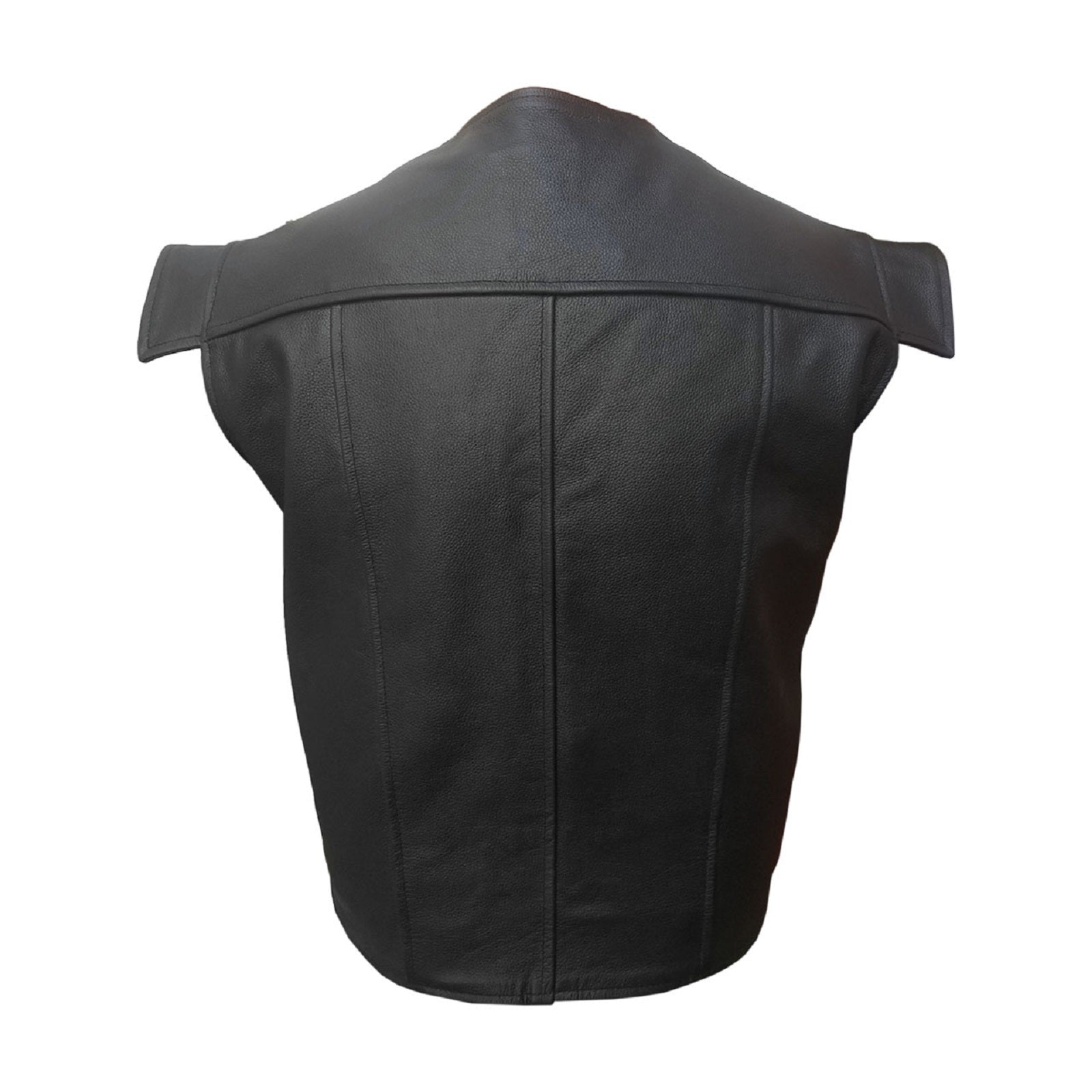 Mens Scottish Waistcoat Pure Leather Jacobite Toggle Vest And Kilt Combo - V10