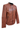 Mens Leather Jacket Biker Style Handmade Cognac Real Lambskin Fashion Jacket - ELM39
