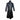 Mens Black Leather Goth Matrix Trench Coat Steampunk Gothic Van Helsing (T21)