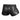Mens Gym Boxer Sports Shorts Black Soft Sheep Lamb Leather - SHORTS6-BLK
