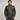 Mens Real Leather M65 Style Safari Jacket Olive Green Zip Cuffs Flap Pockets