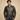 Men�s Black Genuine Sheep Leather Biker Jacket Quilted Shoulders Epaulettes