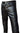 mens black leather pants