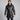 Mens Black Leather Gothic Trench Coat