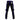 Black Leather with Blue Piping Pants Heavy Duty Bondage Jeans - R2-BP - 