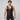 Gilet de motard pour homme, veste en cuir de vache noir, B25