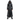 Mens Black Leather Hooded Gothic Trench Coat