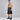 Trajes de hombre Kilt y Sporran de cuero negro plisado utilitario (K7) 