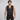 Mens Black Genuine Leather Studded Biker Vest