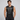 Gilet de motard pour hommes Style SWAT Gilet en cuir noir véritable - B8-BLK 