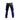 Black with Blue Stripes Leather Heavy Duty Bondage Pants Jeans - R2-BLU-BLK - 