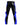 Black with Blue Stripes Leather Heavy Duty Bondage Pants Jeans - R2-BLU-BLK - 