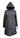 Womens Parka Style Hooded Jacket Premium Quality Nylon & Leather Long Coat Jacket - ELF54