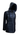 Womens Puffer Jacket Biker Style Lambskin Black Leather Outwear Hooded Jacket - ELF57