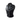Black leather vest with zippers on a white background