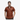 CHEMISE STYLE UNIFORME DE POLICE POUR HOMMES EN CUIR VÉRITABLE MARRON - PSHS-BRW 