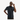 Chemise de style uniforme de police en cuir noir pour hommes, épaule matelassée - PSHS2 