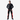 Men's Bondage Pants Black & Red Leather (R2-Blk-Red)