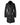 Ladies Black Cow Leather Steampunk Goth Style Trench Coat - T16 - BLK - 