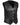 Ladies Black Leather Vest V-Shaped Neck Waistcoat - W8 - 