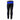 MENS MOTORCYCLE BIKERS BLACK AND BLUE LEATHER PANTS JEANS TROUSER - (J5-BLU)