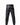 Men Black Leather Biker Style Jeans Pants Trousers with White Piping -J10 - 