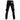 Men Black Leather with Red Piping Pants Heavy Duty Bondage Jeans - R2-RP -
