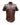 Men Brown Crocodile Print Leather Police Uniform Style Shirt - PSHS-CROC-BRW - 