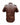 Men Brown Crocodile Print Leather Police Uniform Style Shirt - PSHS-CROC-BRW - 