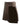 Men Costumes Kilt Brown Leather Full Pleated Utility Gladiator LARP - (K2-BRW) - Leather Addicts - 
