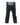 Mens Biker Style Jeans Black Leather Sleek 501 Style Pants Trouser - 501BLK - 