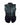 Mens Biker Style Vest Black Leather Motorcycle Waistcoat - B10 - 