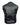 Mens Biker Style Vest Waistcoat Black Leather Motorcycle - B17 - 