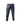 Mens Bikers Chaps Jeans Black Leather Motorcycle Trouser Pants - 