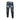Mens Bikers Chaps Jeans Black Leather Motorcycle Trouser Pants -