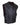 Mens Bikers Waistcoat SWAT Style Black Leather Vest  -  SWAT1 - 