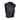 Mens Bikers Waistcoat SWAT Style Black Leather Vest  -  SWAT1 -