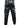 Mens Black Leather Bikers Jeans Pants Trouser - J8 - 