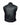 Mens Black Leather Motorcycle Biker Style Vest Waistcoat - B20 - 