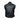 Mens Black Leather Motorcycle Biker Style Vest Waistcoat - B20 -