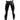 Mens Bondage Trousers Black Red White Leather Heavy Duty - 